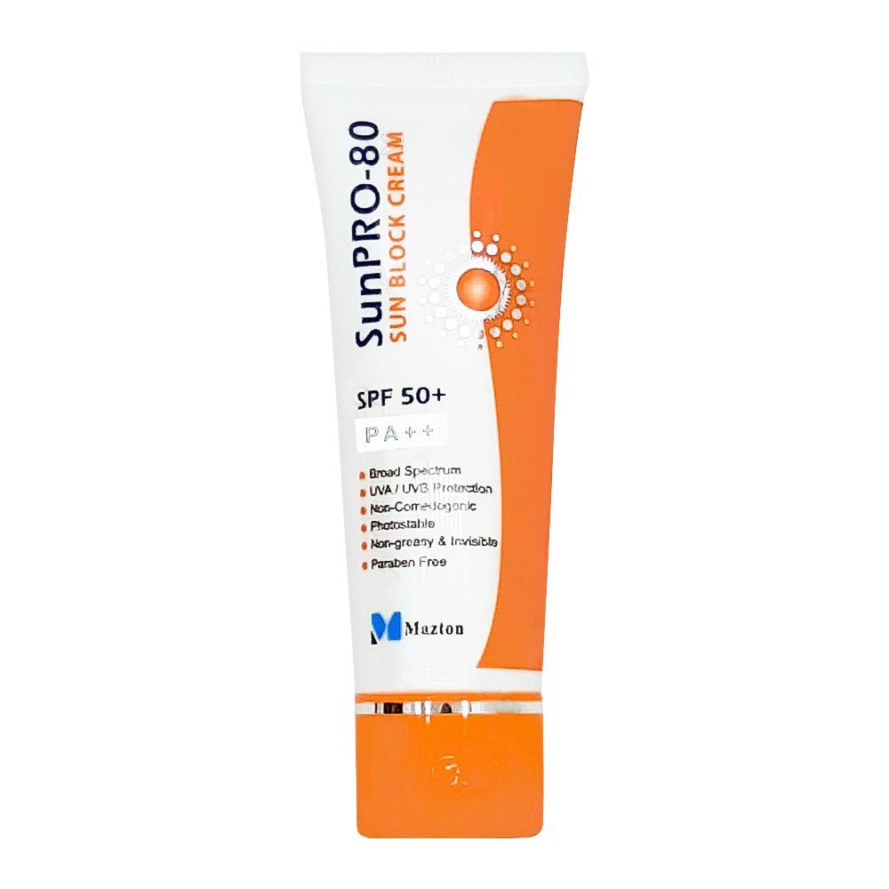 sun pro-80 sun block spf 50+ cream 30g