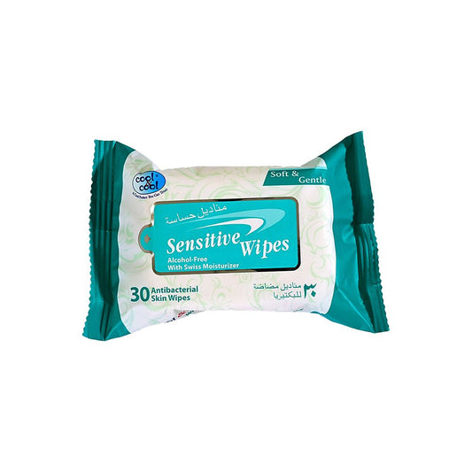 cool & cool sensitive wipes (1 pack = 30pcs)