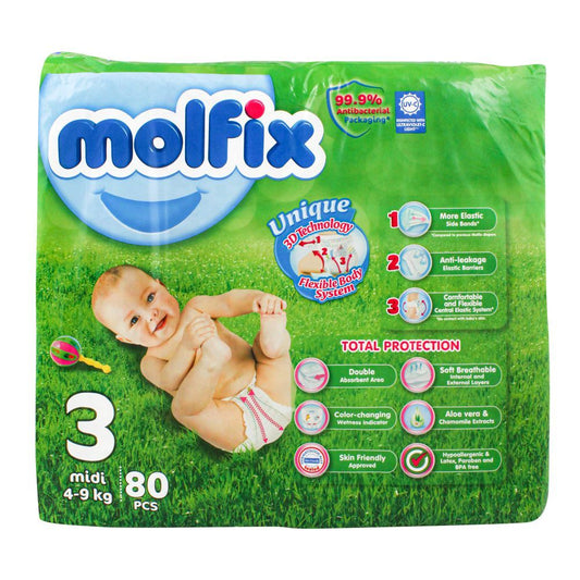 Molfix Baby Diapers Cc Uv Mega Pack Size Midi...