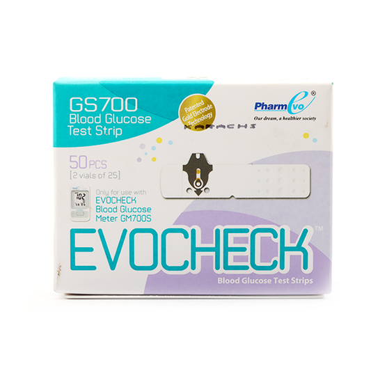 evocheck blood glucose test strips gs 700