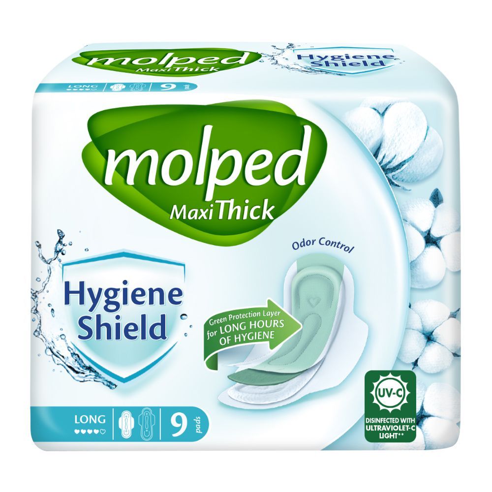 molped maxi thick hygiene shield long 9pcs