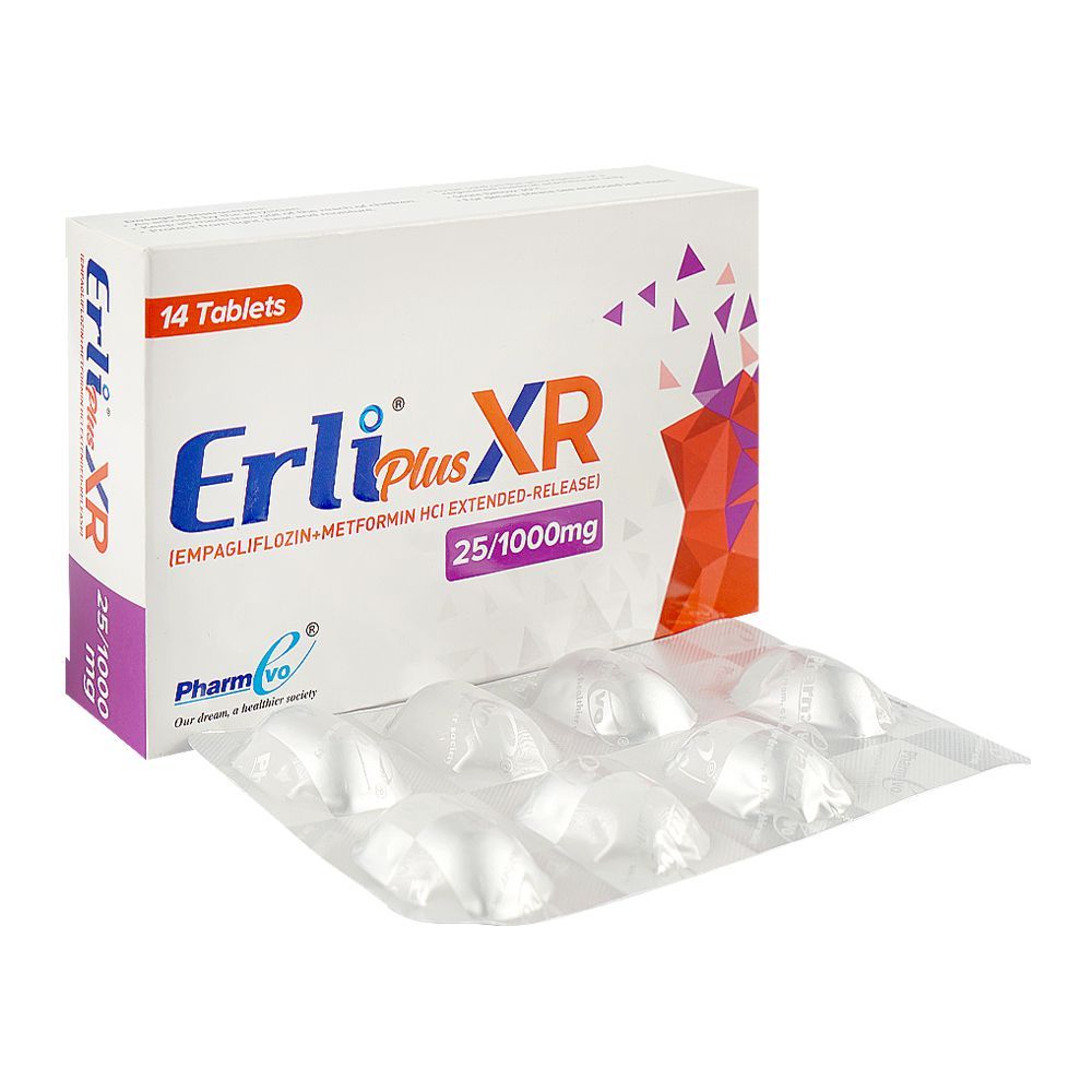 Erli Plus Xr Tablets 25/1000mg