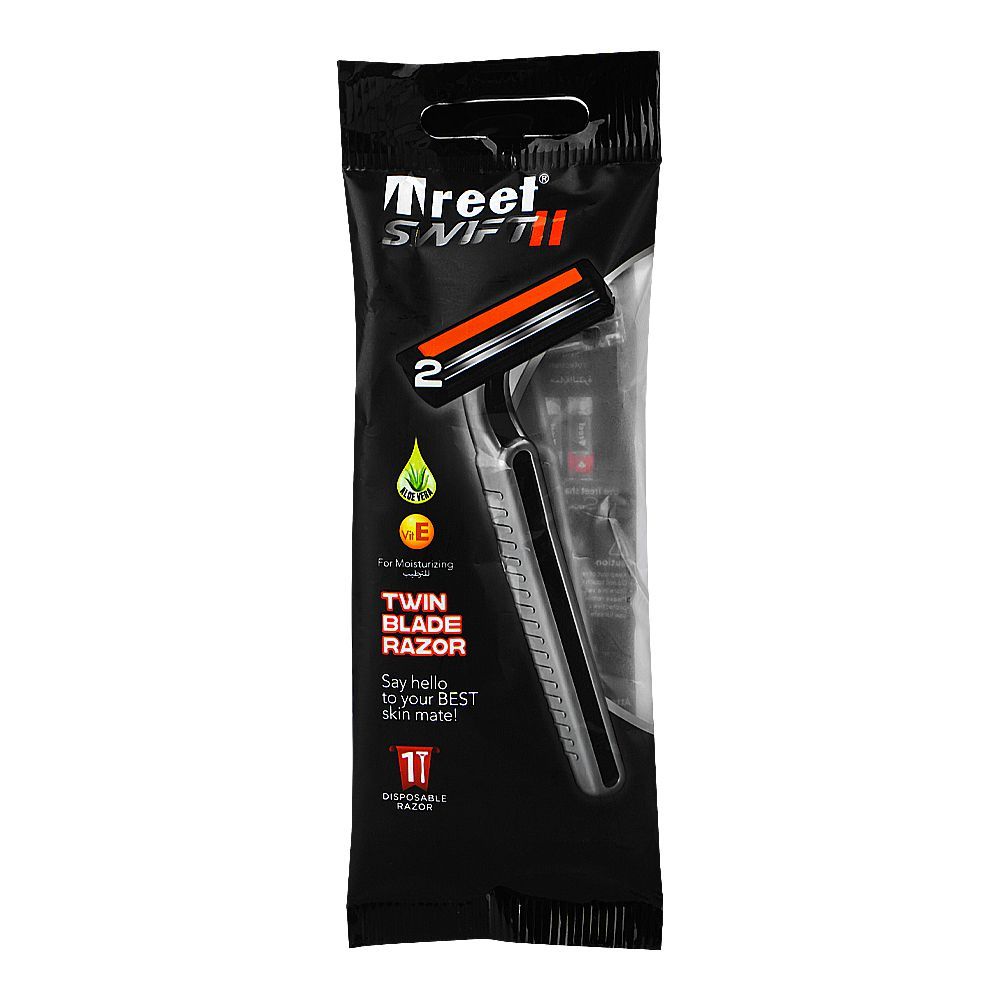 treet swift ii twin blade disposable razor 1 pc