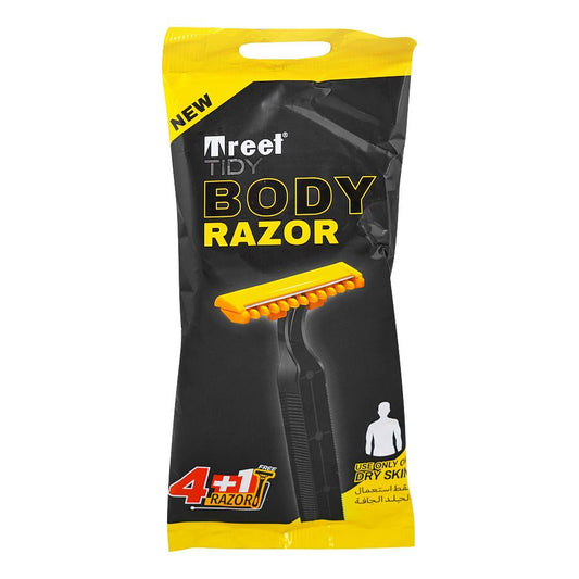 treet tidy disposable body razors 4+1-pack