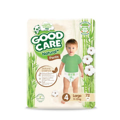 Good Care Natural Baby Diapers Size 4 Large 72pcs
