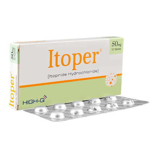 Itoper Tablets 50mg (1 Box = 1 Strip) (1 Strip = 10 Tablets)