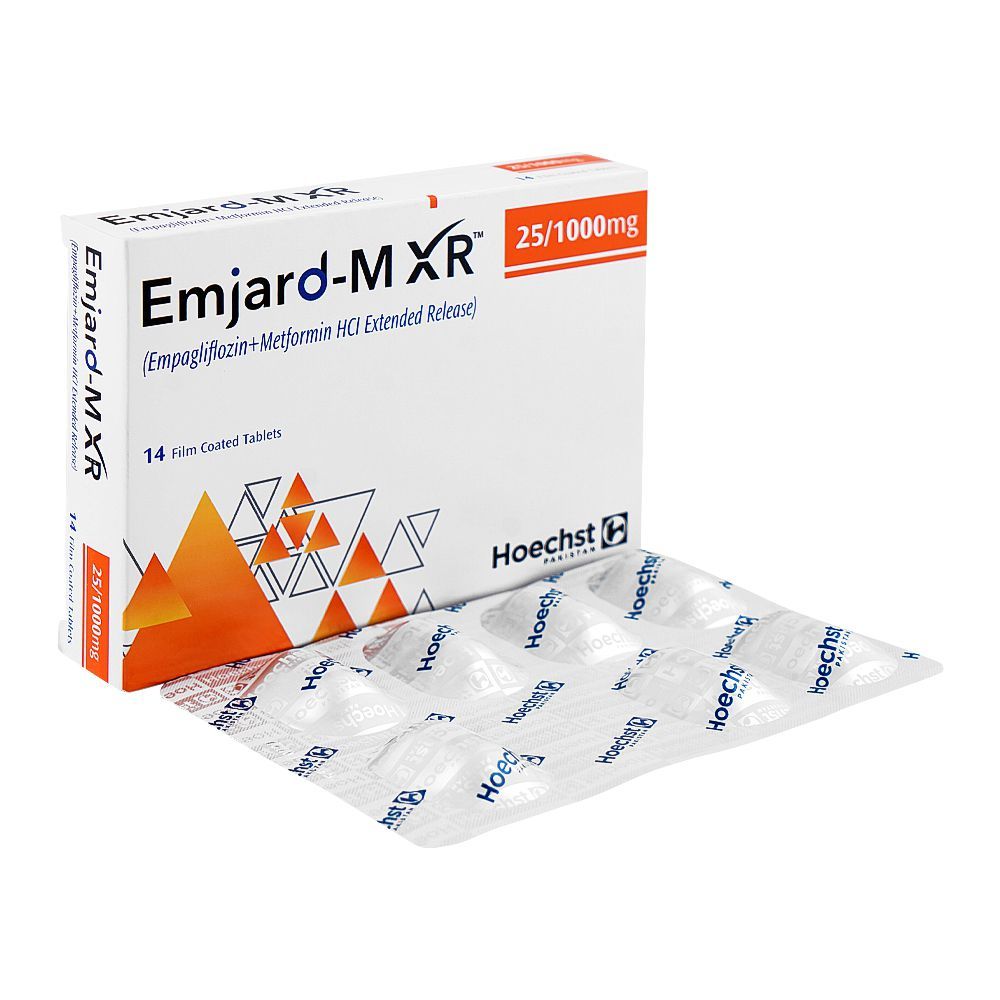 Emjard-M Xr Tablets 25/1000mg