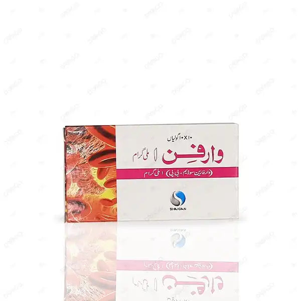 Warfin Tablets 1mg (1 Strip = 10 Tablets)