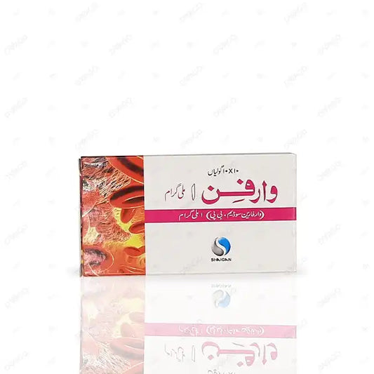 Warfin Tablets 1mg (1 Strip = 10 Tablets)