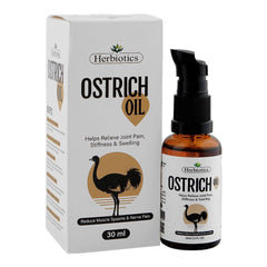 herbiotics ostrich oil for muscles & joints pain relief 30ml