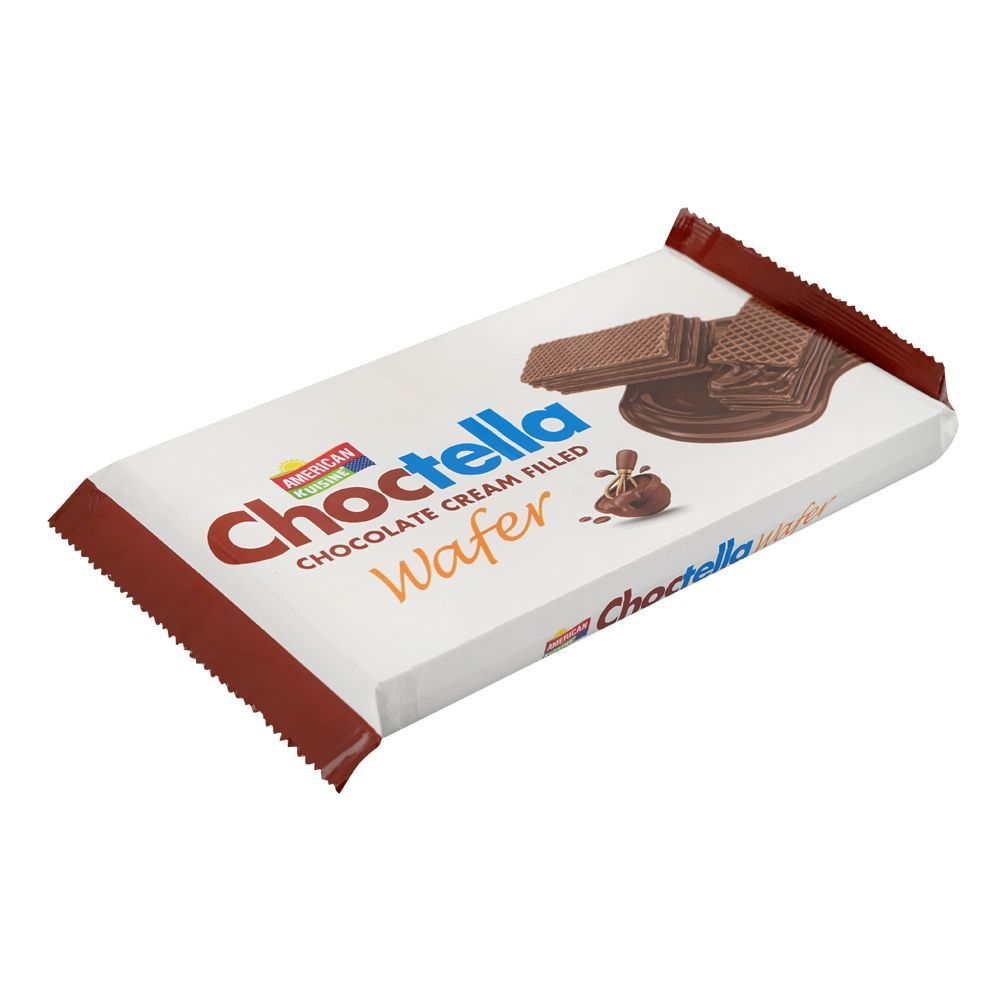 american kuisine choctella chocolate cream filled wafer 100g