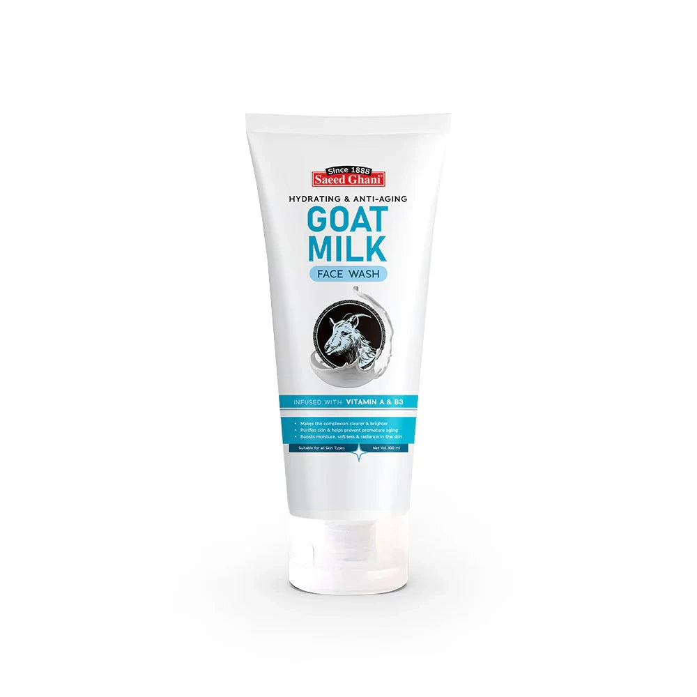 saeed ghani goat milk face wash 100ml