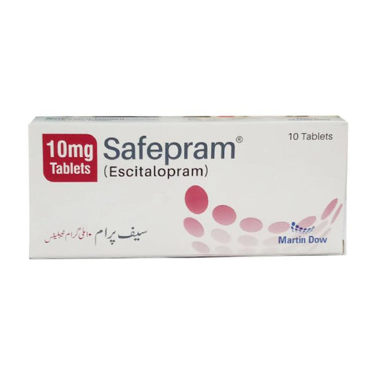 Safepram Tablets 10mg (1 Box = 2 Strips, 1 Strip = 7 Tablets)