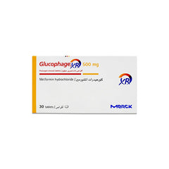 Glucophage-Xr Tablets 500mg (1 Box = 3 Strips)