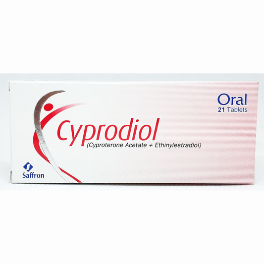 Cyprodiol Tablets 2mg/35mcg (1 Box)