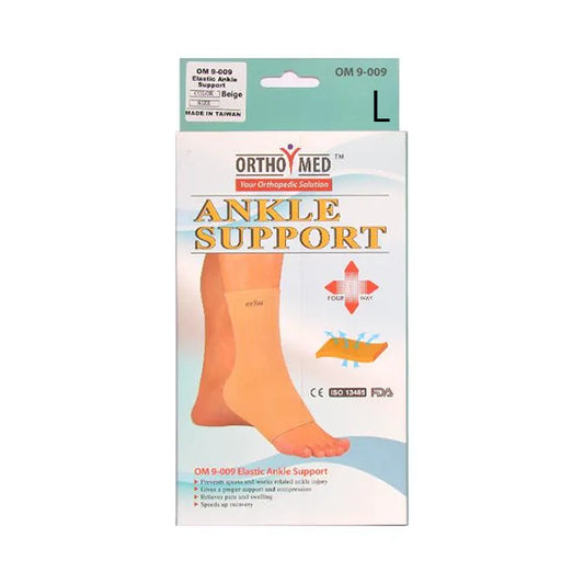 orthomed ankle support elastic size large