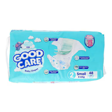 Good Care Baby Diaper Size 2 Small 48pcs