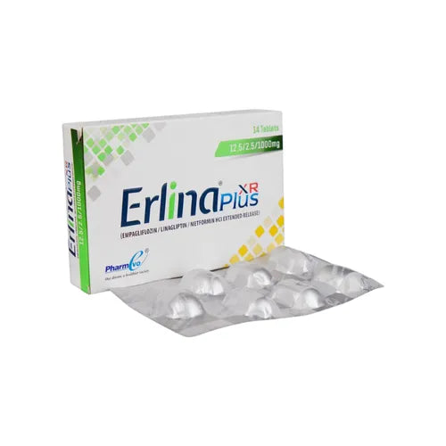 Erlina Plus XR Tablets 10mg/5mg?1000 (1 Strip = 7 Tablets)