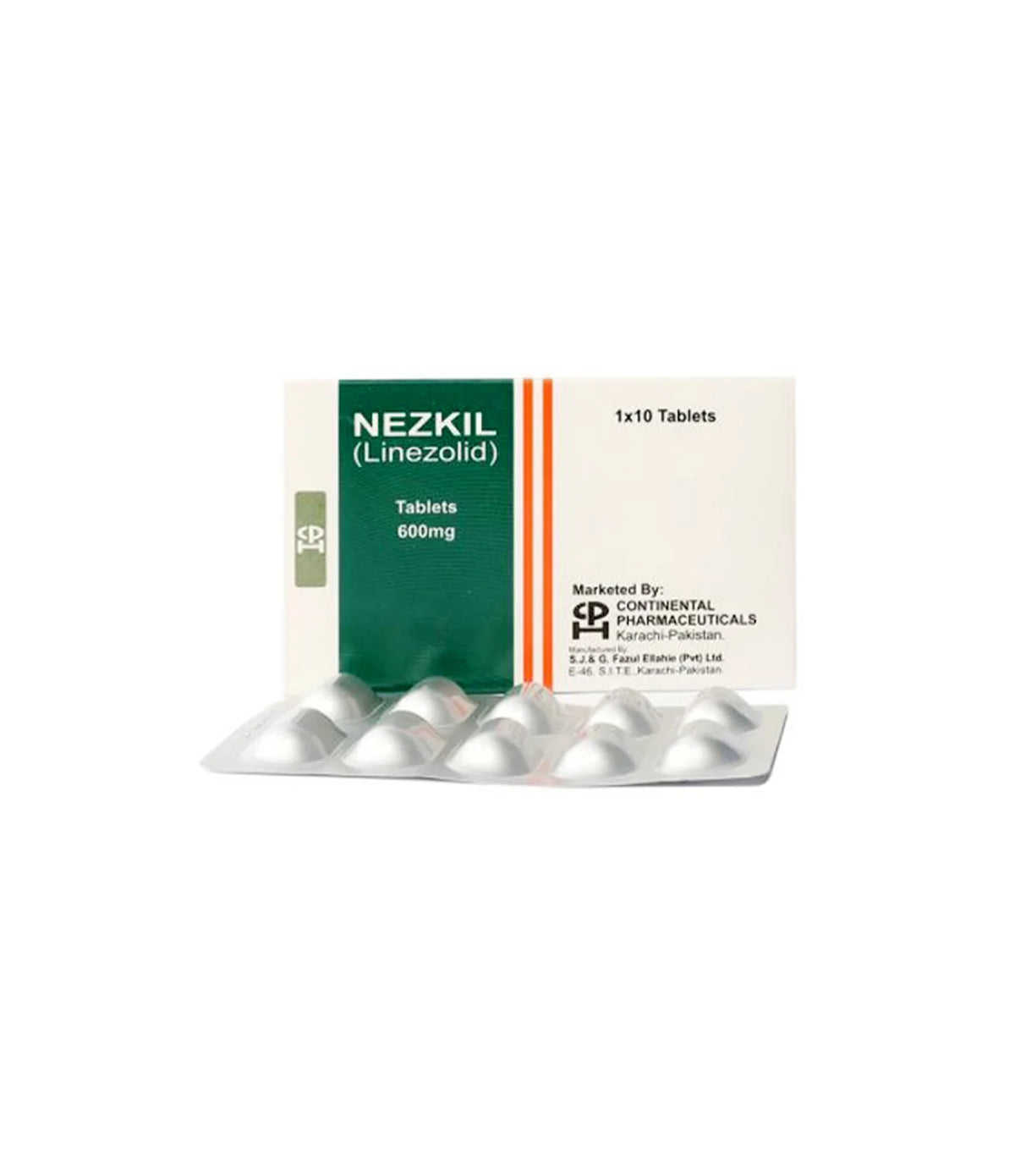 Nezkil Tablets 600mg (1 Box = 1 Strip) (1 Strip = 10 Tablets)