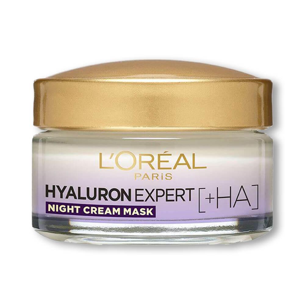 loreal paris hyaluron expert replumping moisturizing care night cream mask 50ml