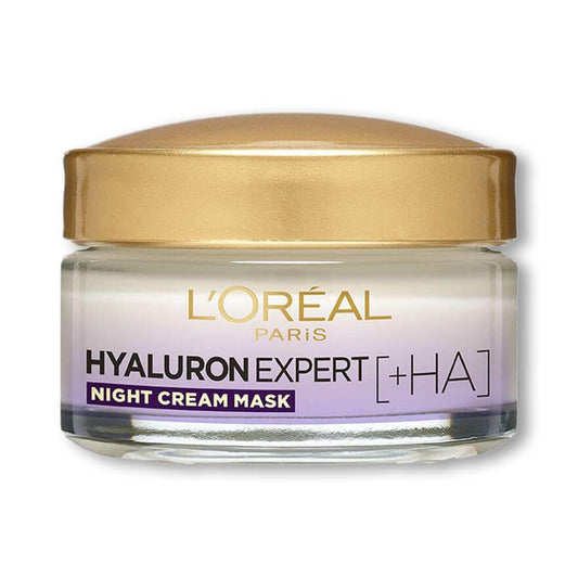 loreal paris hyaluron expert replumping moisturizing care night cream mask 50ml