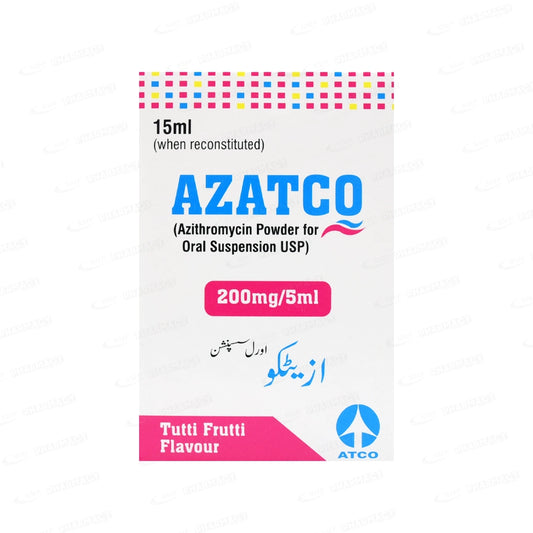 Azatco 15ml Oral Suspension 200mg/5ml