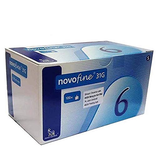 novo fine 31g needles 6mm (1 box = 100 needles)