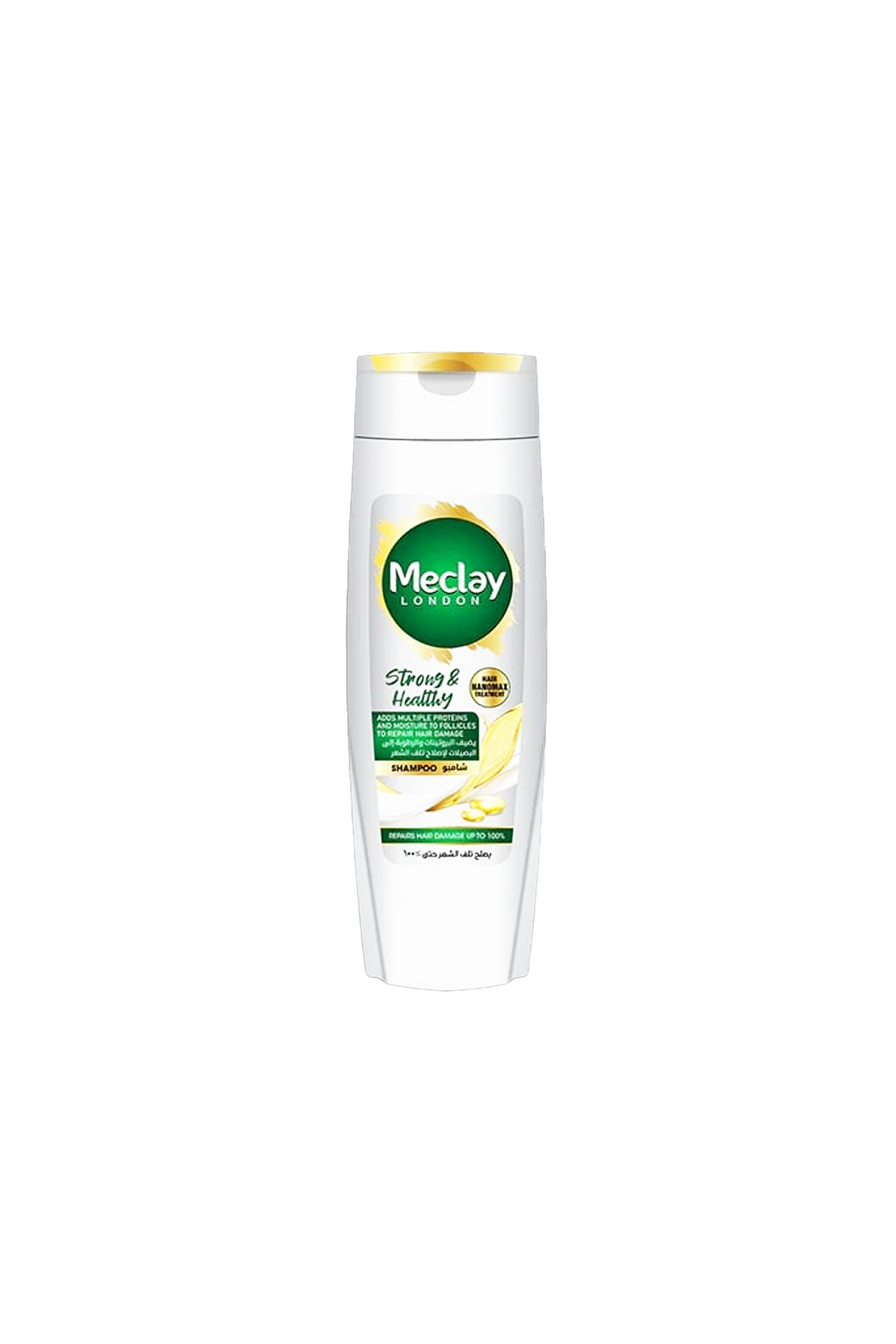 meclay london strong & healthy shampoo white 180ml
