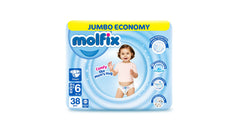 Molfix Baby Pants Jumbo Pack Extra Large Size 6 38pcs