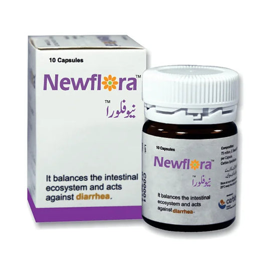Newflora Capsules (1 Box = 1 Strip) (1 Strip = 10 Capsules)