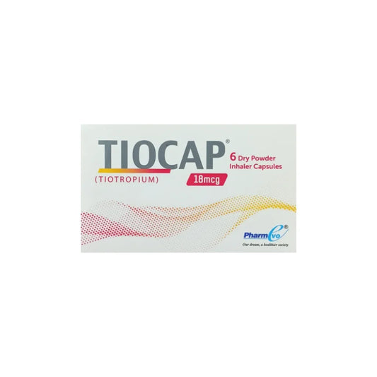 Tiocap Capsules 18mcg (1 Box = 30 Capsules)