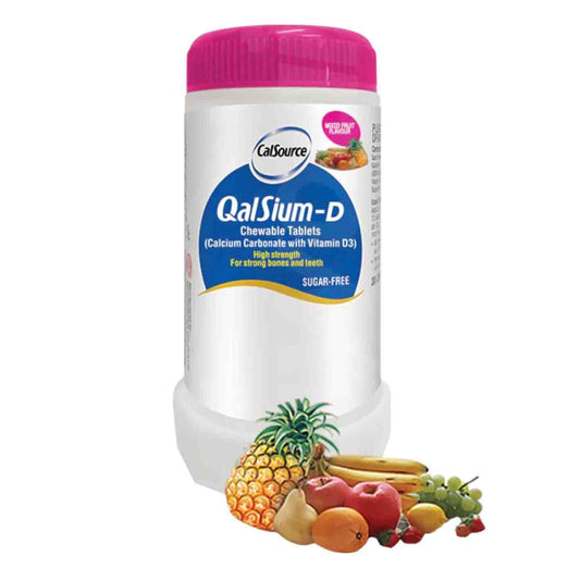 Qalsium-D Mix Fruit Flavour Tablets