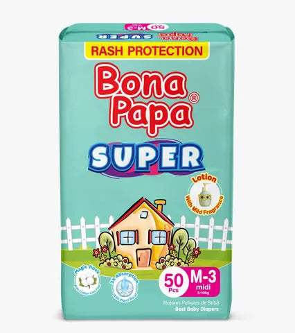 Bona Papa Magic Baby Diapers Medium Size 3