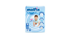 Molfix Baby Diapers Twin Pack Junior Size 5 22pcs