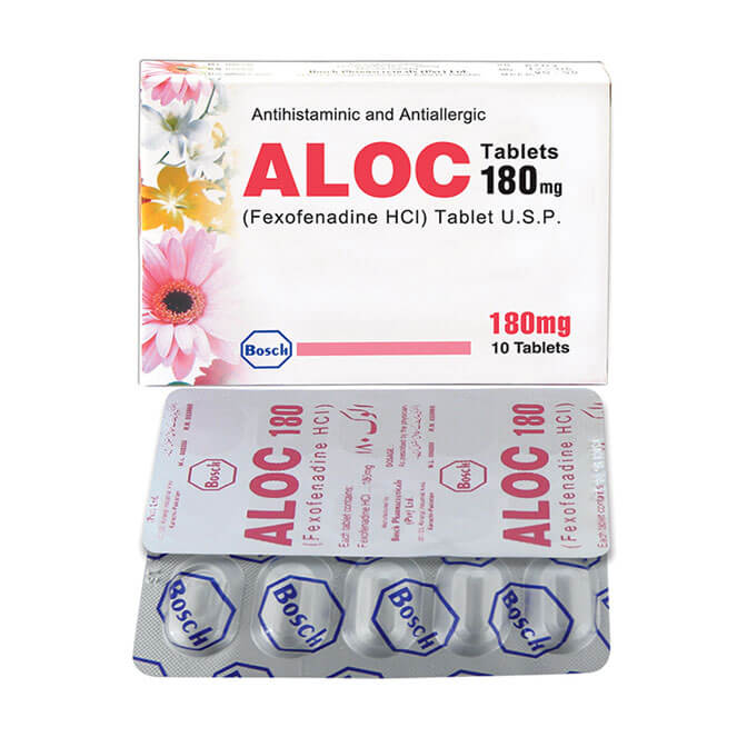 Aloc Tablets 120mg (1 Box = 1 Strip, 1 Strip = 10 Tablets)