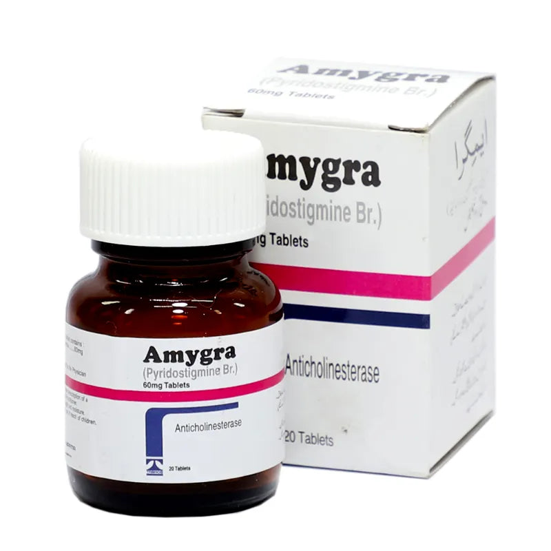 Amygra Tablets 60mg (1 Bottle = 20 Tablets)