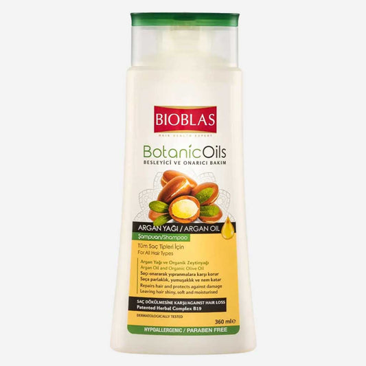 bioblas argan oil shampoo 360ml