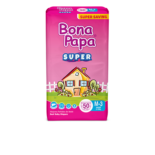 Bona Papa Baby Diapers Super Economy Medium Size