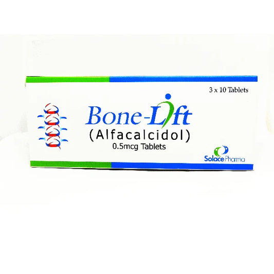 Bone-Lift Tablets 0.5mcg (1 Strip = 10 Tablets)