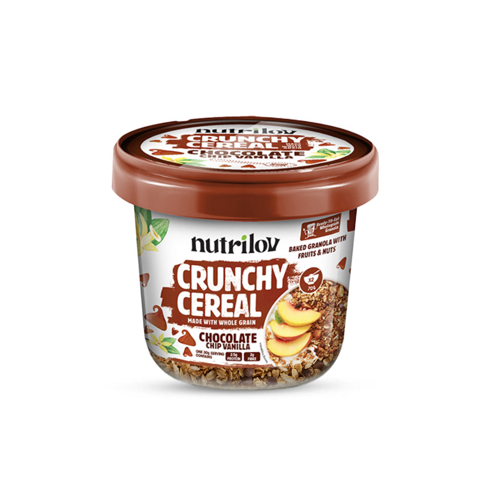 Nutrilov Crunchy Cereal Chocolate Chip Vanilla Cup