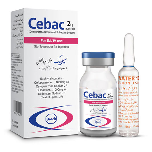 Cebac Im/Iv Injection 2g (1 Box = 1 Injection)