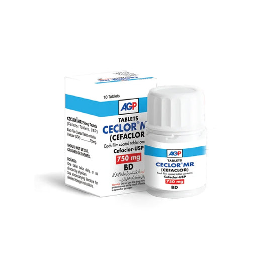 Ceclor Mr Tablets 750mg (1 Box = 1 Strip)