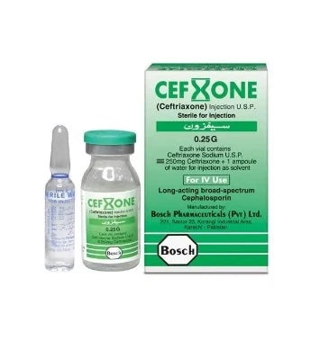 Cefxone Iv Injection 0.25g (1 Box = 1 Injection)