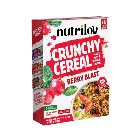 Nutrilov crunchy cereals berry blast box 300g