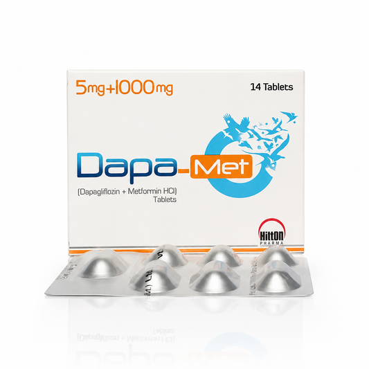 Dapa-Met Xr Tablets 5mg+1000mg