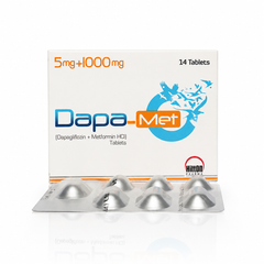 Dapa-Met Xr Tablets 5mg+1000mg