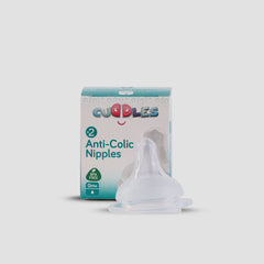 Cuddles Anticolic Proflow Nipples 3m+ | Anti-Colic Baby Bottle Nipples in Karachi at Saya Health Pharmacy
