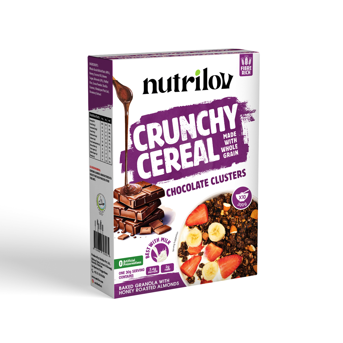Nutrilov Crunchy Cereal Double Chocolate