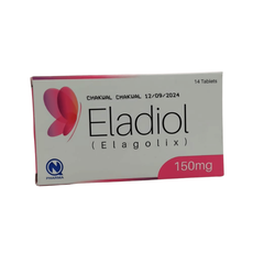 Eladiol Tablets 150mg (1 Box = 14 Tablets)