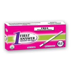 first answer pregnancy test strip